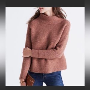 Madewell Women's Rust Cowl Neck Sweater